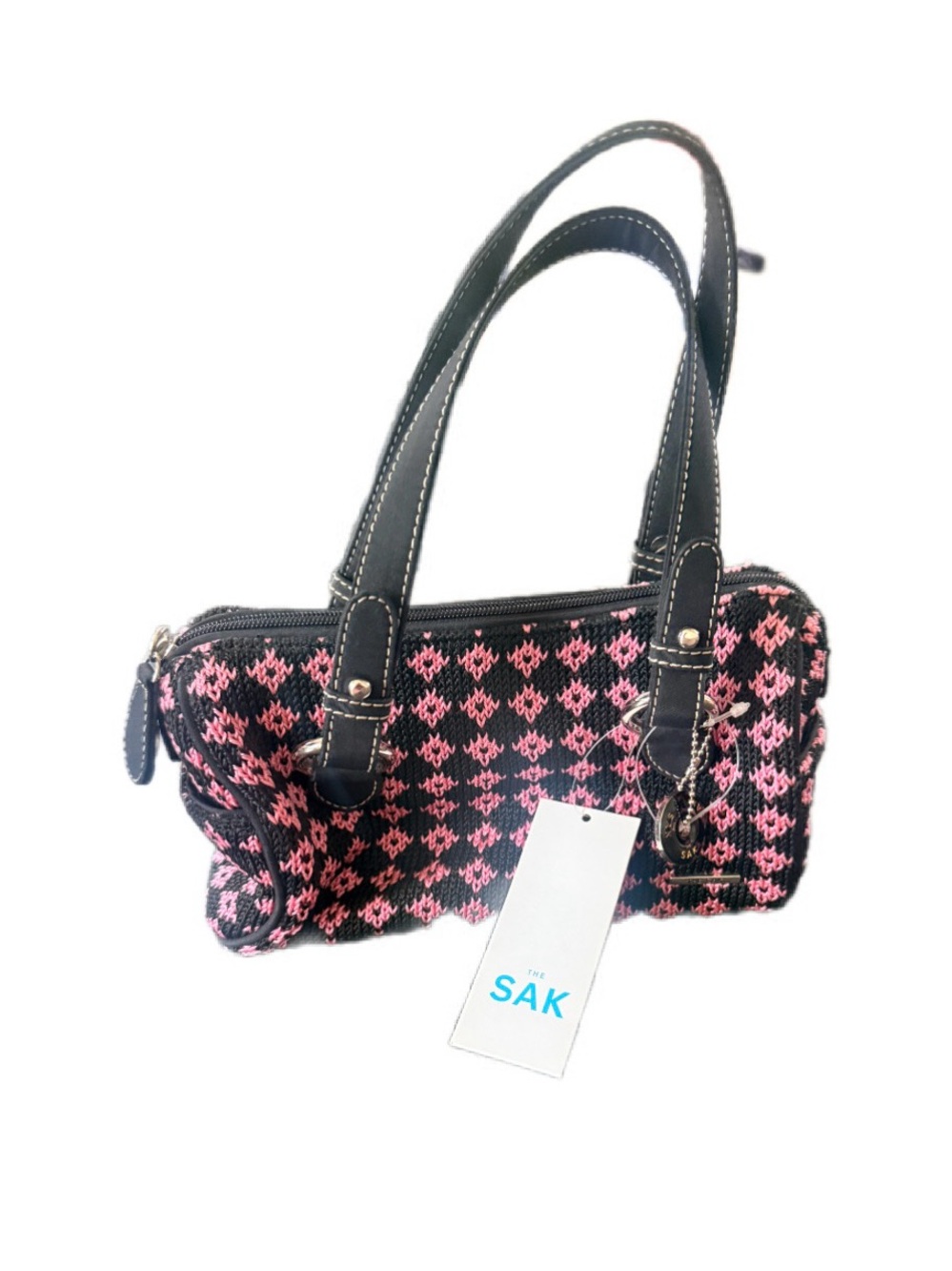 Vintage Y2K The Sak Mc Minettes 100149 Black Azalea Baguette NWT - Picture 5 of 9